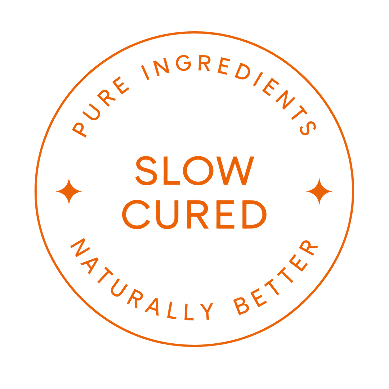 Slow cured — pure ingredients, naturally better